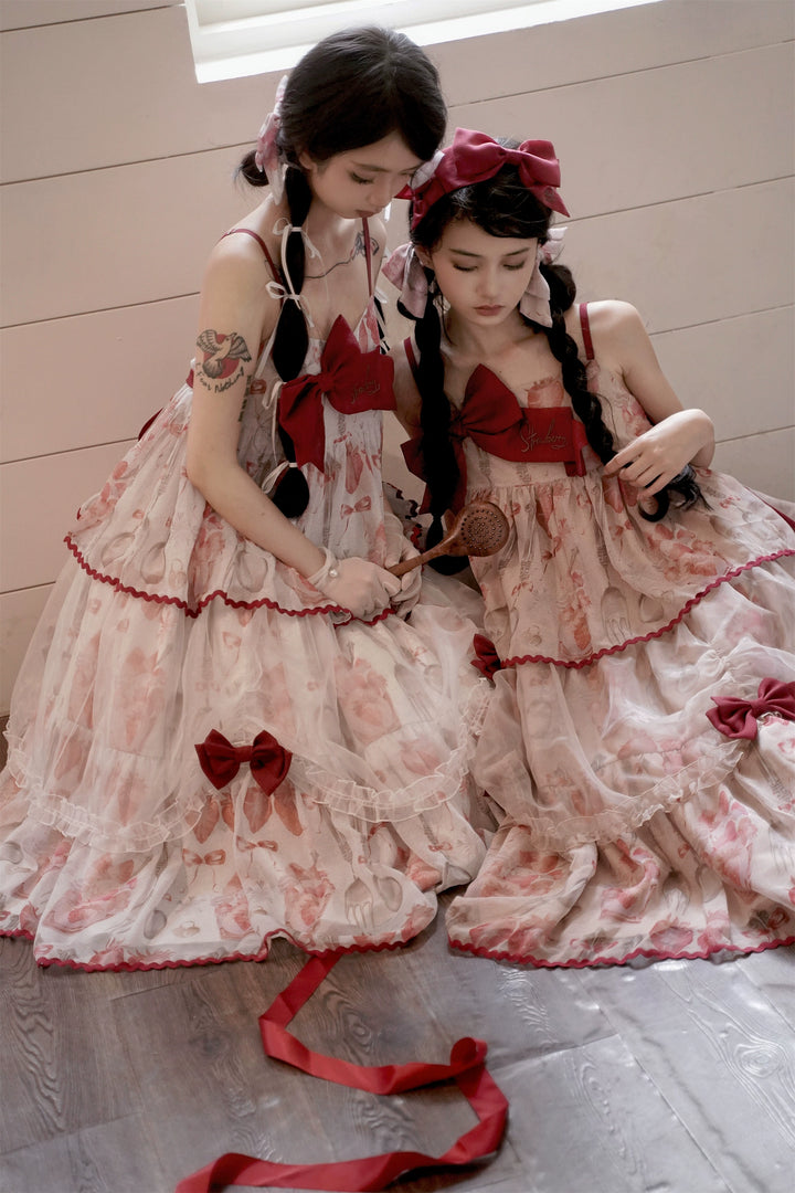 Babyblue~Strawberry Box~Sweet Lolita JSK With Strawberry Print 42972:760703