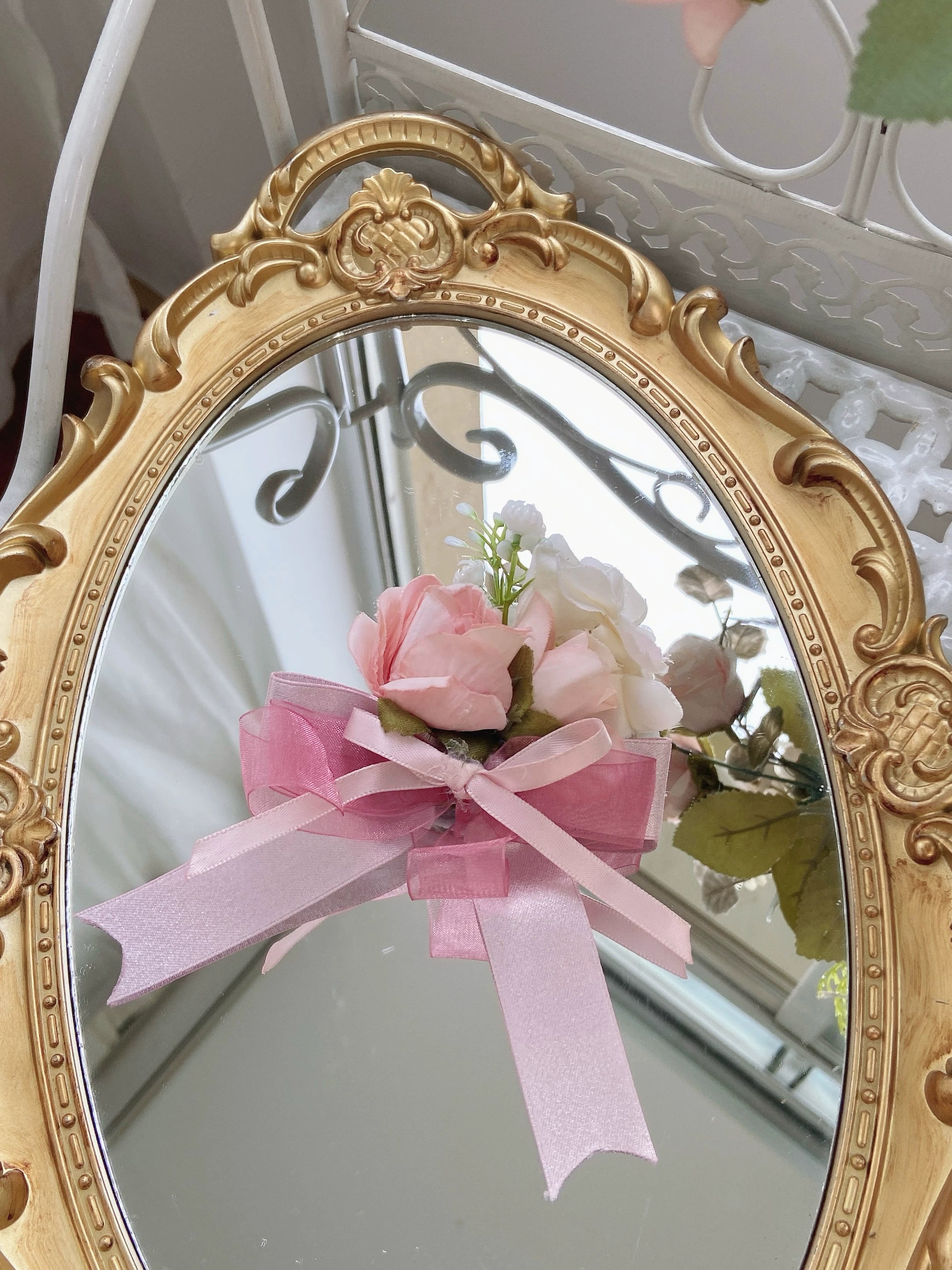 Yellow Blossom & Rose - Sweet Lolita Floral Embroidery JSK, Drawstring Lift-up Hem