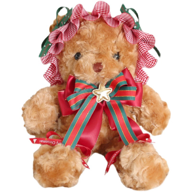 Xiaogui~Kawaii Lolita Brown Bear Christmas Bag   