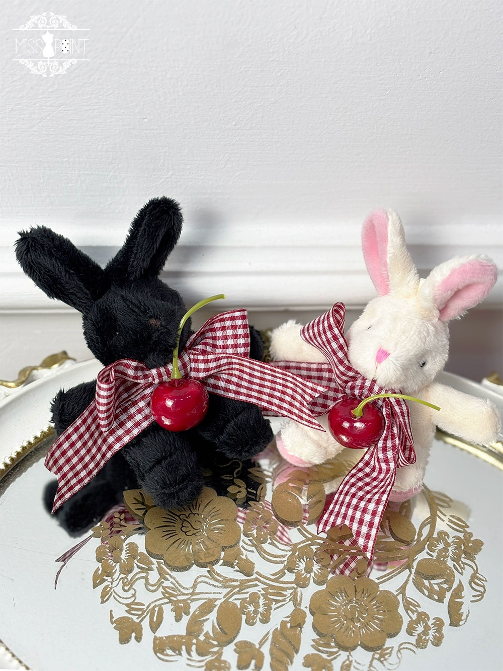 Miss Point~Forest Berry Bunny~Classic Lolita Accessory Cute Rabbit BNT KC and Brooch