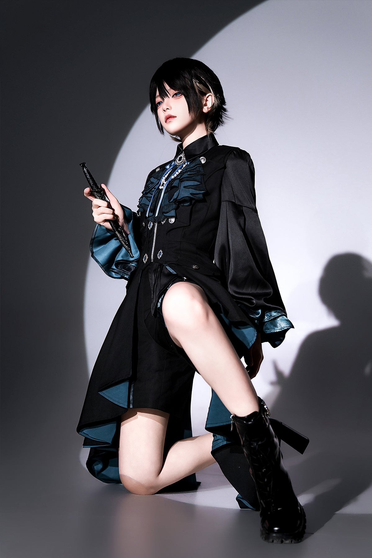 Designer's Gift - Mystique Melody - Ouji Lolita Shorts, Prince Long Vest 42738:751332
