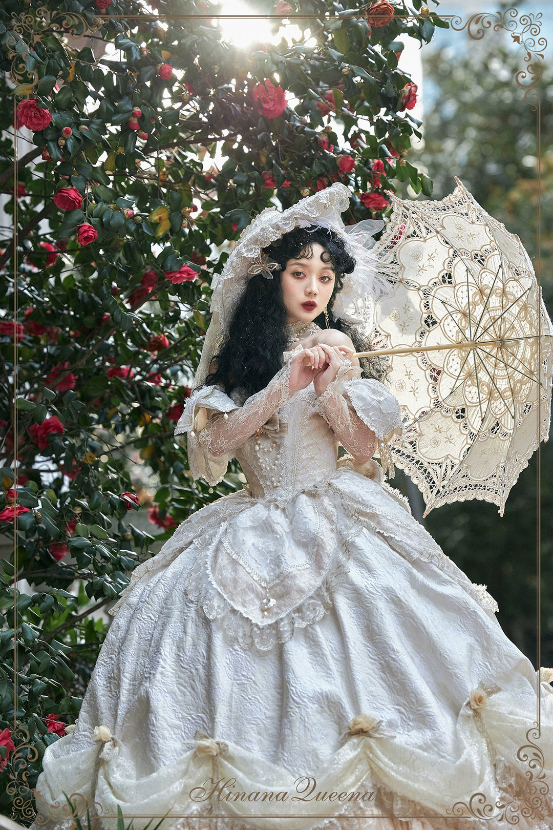 Hinana Queena~With Belle~Bridal Wedding Lolita OP Dress Available for Custom Size 41978:721622