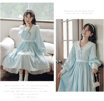 (BFM)Muxia~Floating Moon Love Letter~Elegant Lolita OP Dress with Bunny Ears   