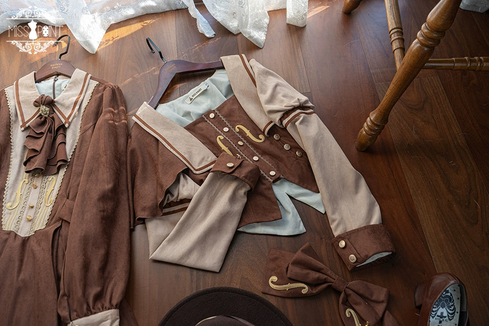 (BFM)Miss Point~ Elegant Lolita Coat~Golden Movement Customized Short Coat 32246:378130