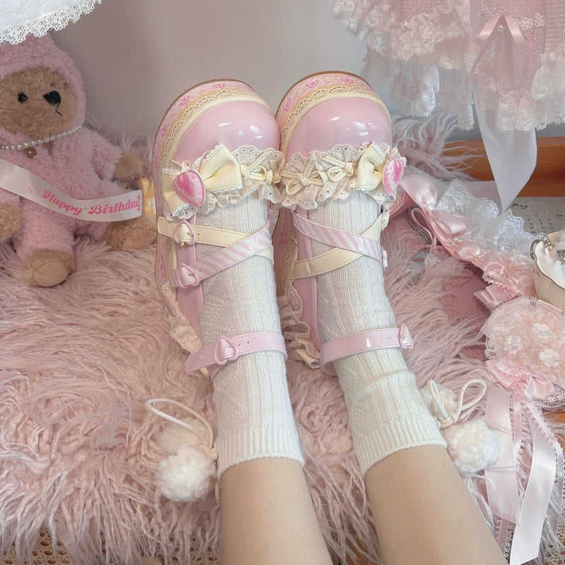 Aimee~Sweet Lolita Shoes High Platform Lolita Shoes 40994:682996