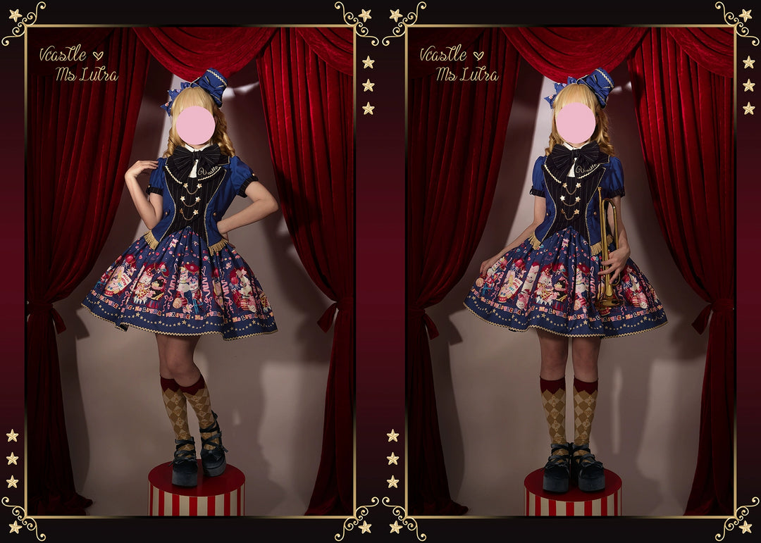 Vcastle~IP Collab Sweet Lolita Salopette and SK 40848:681924