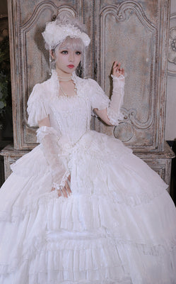 Henrietta~Look for Butterflies~Elegant Lolita Princess Dress Multicolor Custom Size 0 white(extended) 