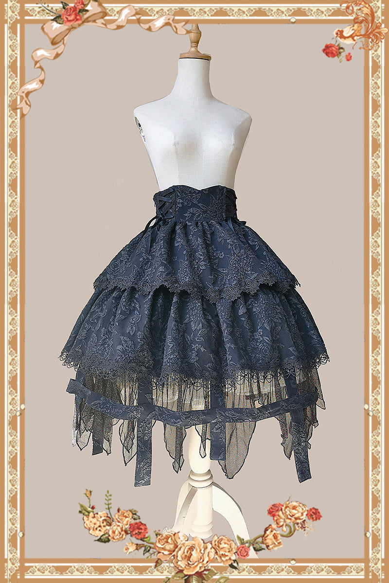 Infanta~Witch's Apprentice~Gothic Lolita Split Type Black Suit (L M XL) 15718:260426