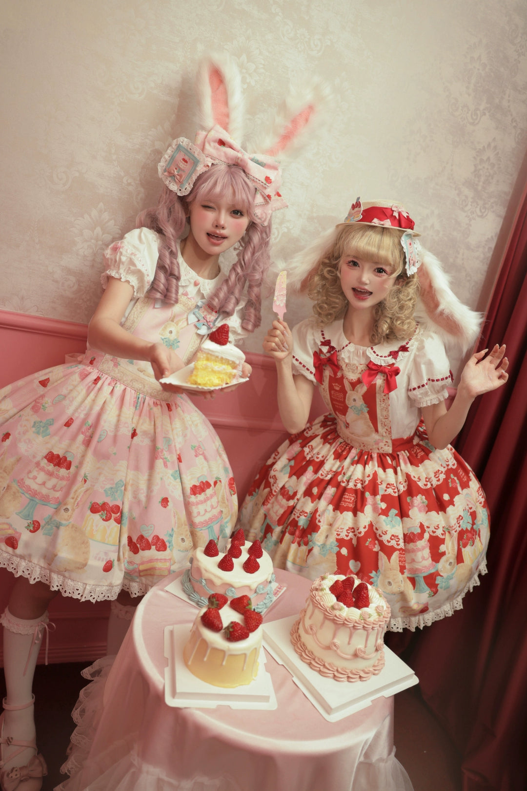 Dark Star Island~Honey Bunny Cake~Sweet Lolita JSK/OP/Strap SK/Shirt