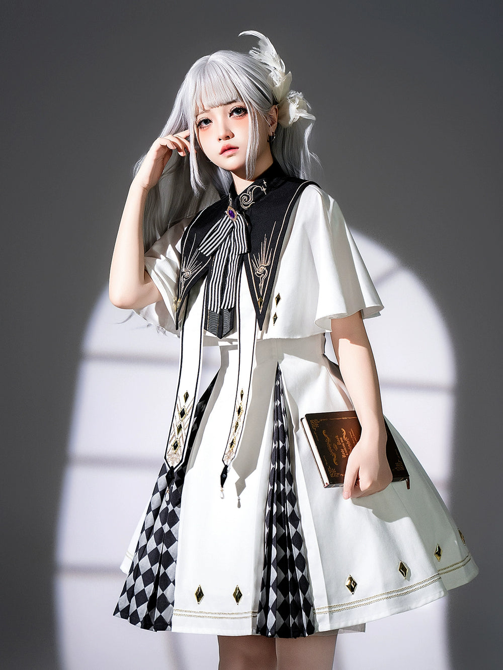Your Princess~Eye of Truth~Elegant Gothic Lolita Dress Suit With Embroidery