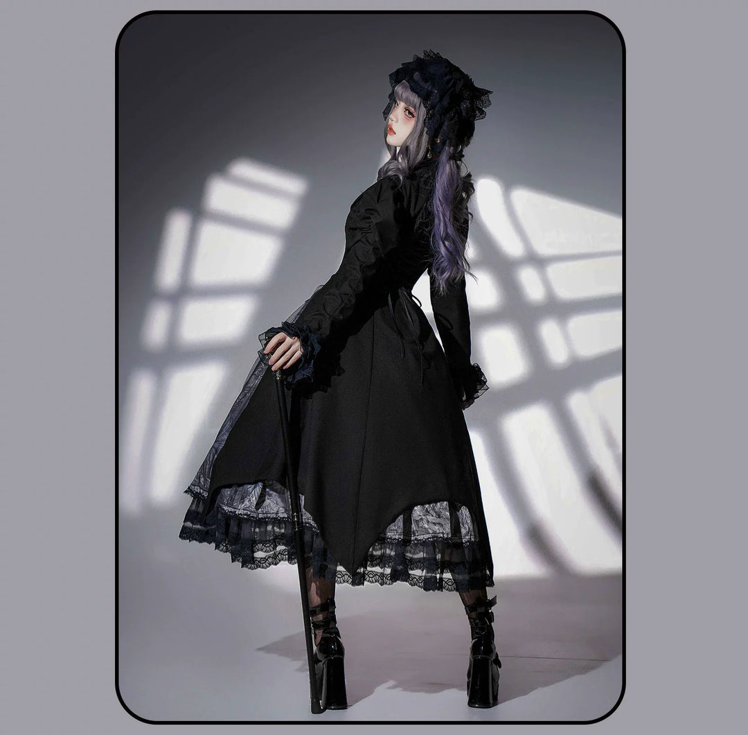 Susin Lolita~Star Disk~Gothic Lolita Dress Elegant OP Dress and Coat