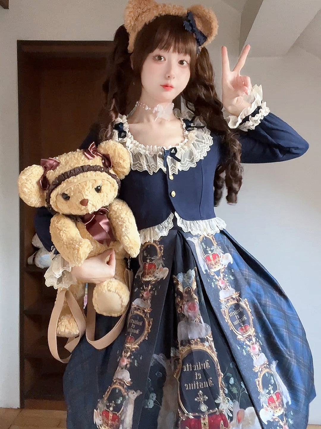 Unideer~Prelude~Elegant Lolita Bolero Jacket with Lace Ruffle Frill