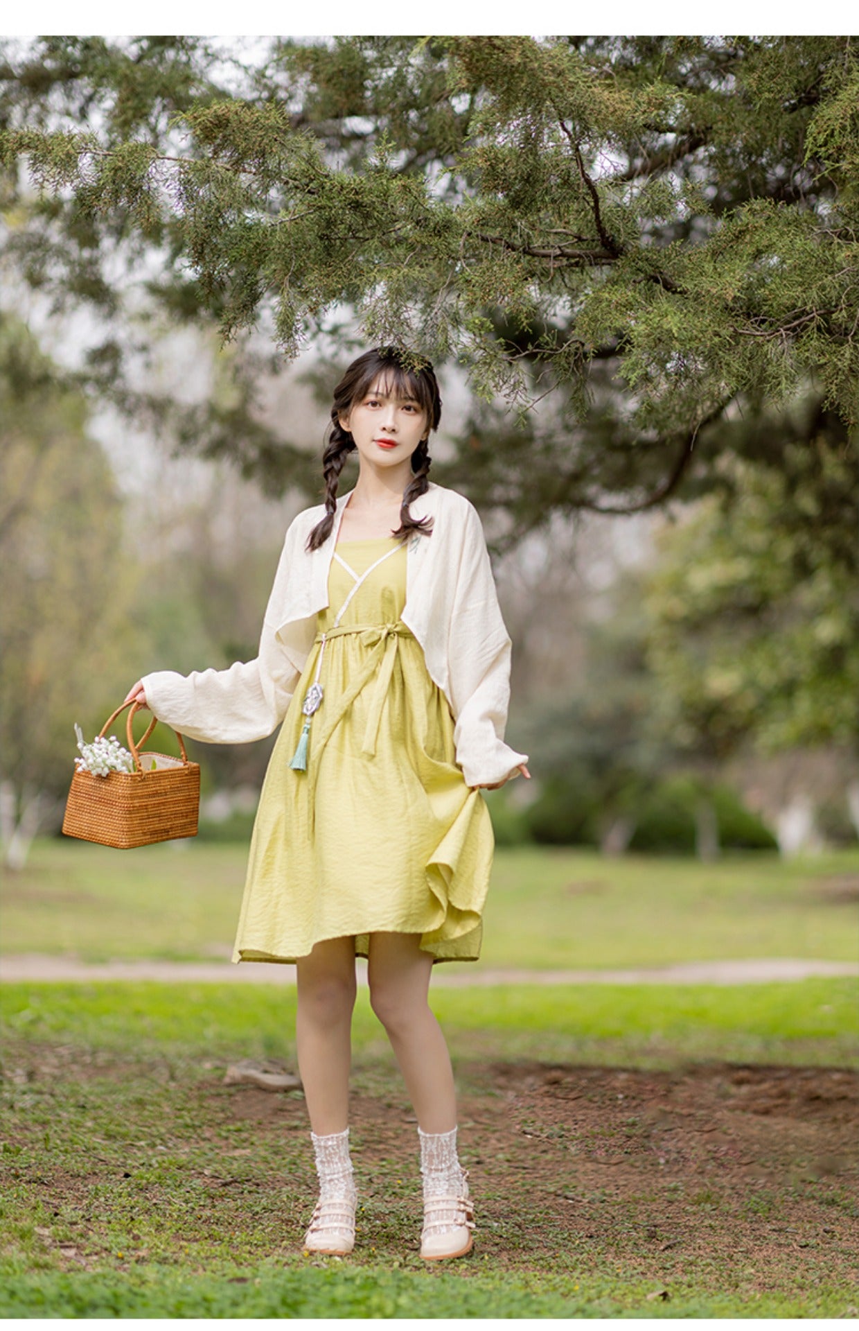 Chixia~Spring Dawn~Han Lolita Summer HanFu Dress   