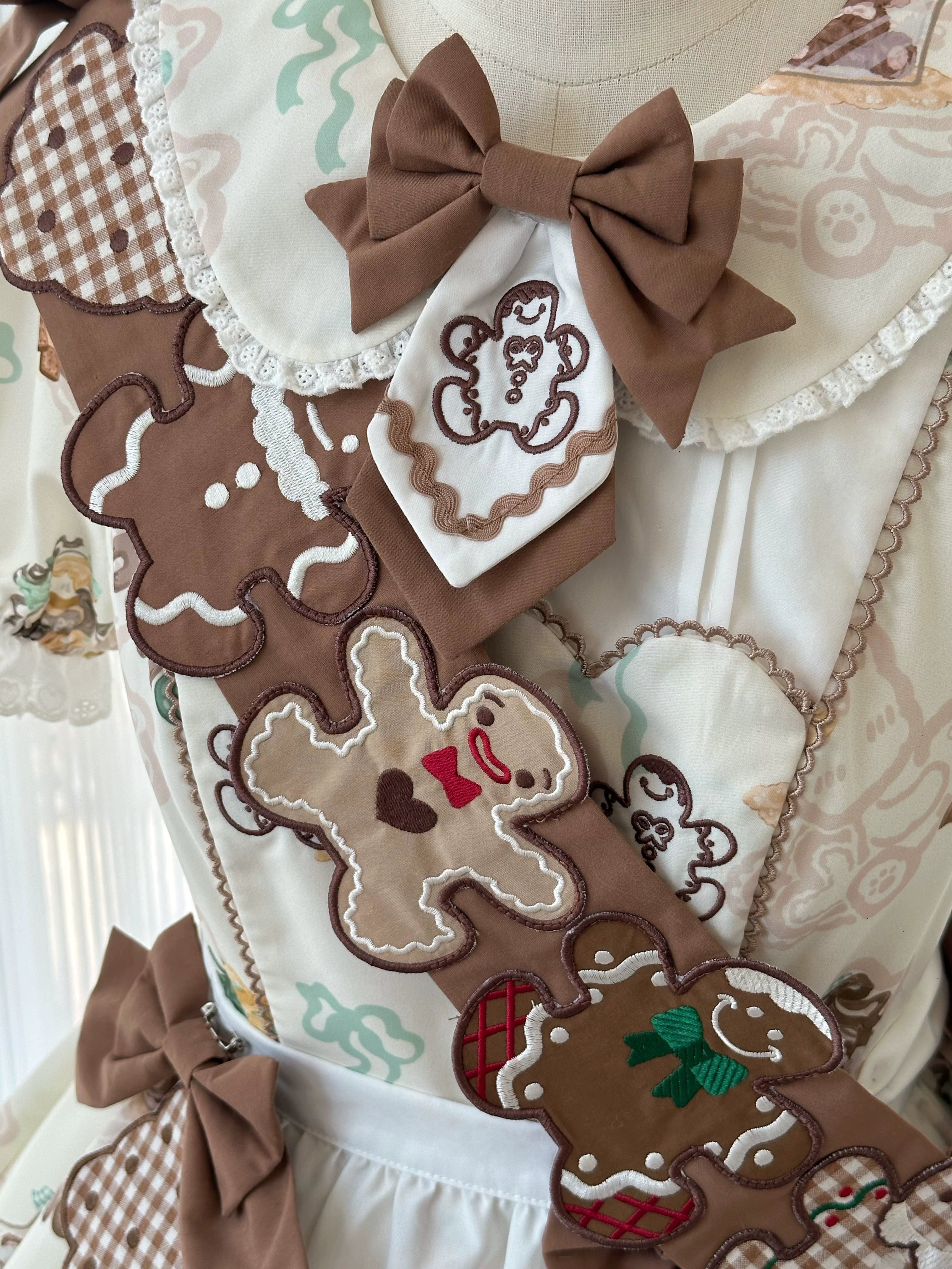 Babyblue~Bear Honey~Sweet Lolita Accessory Gingerbread Man Design 40364:660882