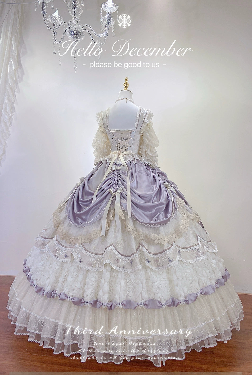 MieYe~Star Moon Praise~Weddiing Lolita Dress Bridal Princess Dress   