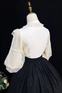 DMFS Lolita~The Heart of the Rose~Elegant Retro Lolita Skirt High Waist SK Blouse