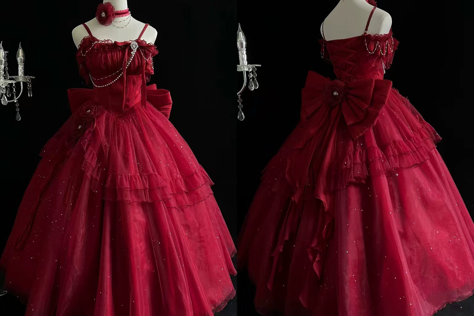 Meowing and fruity - Milky Way - Princess Lolita Accessories Back Bow Trailing 41388:693178