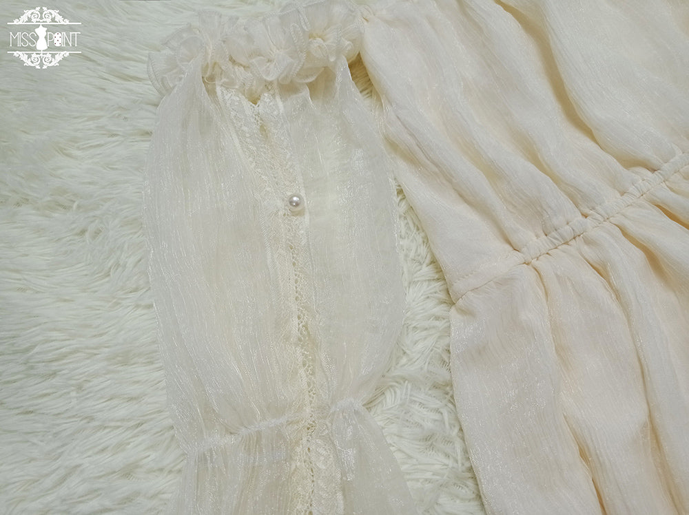 Miss Point~Dusk Bester~Egyptian Lolita Halter Attached Sleeve Blouse 17472:237198