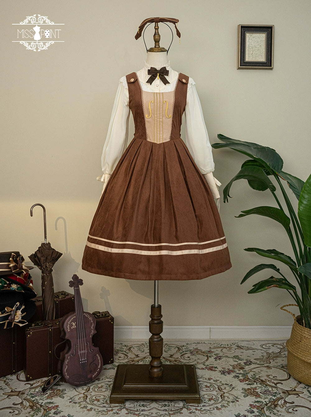 (BFM)Miss Point~Customized Lolita Jumper Dress~Elegant College Lolita JSK 32198:377508
