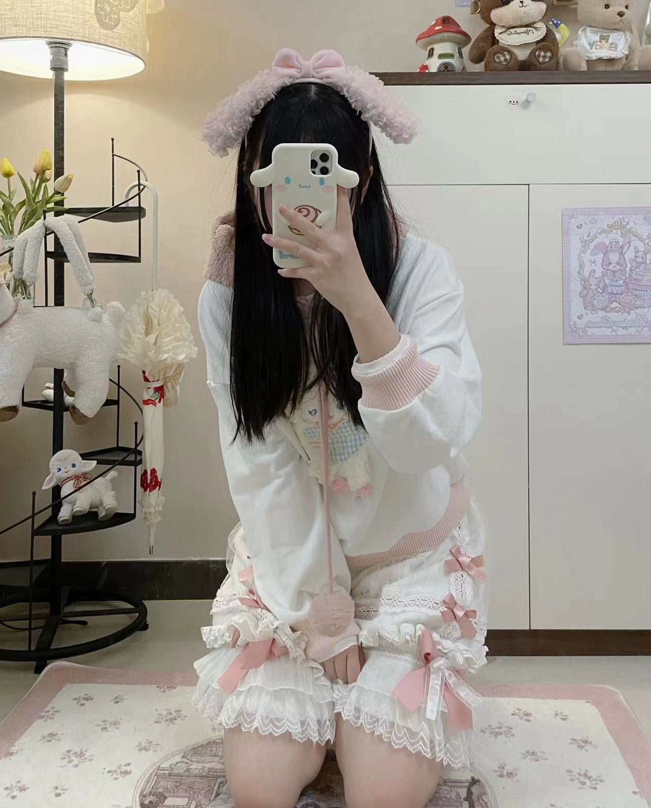 Ilovexiaolu~Gorgeous Lolita Bloomers in Coral Fleece & Cotton Styles 42937:758324