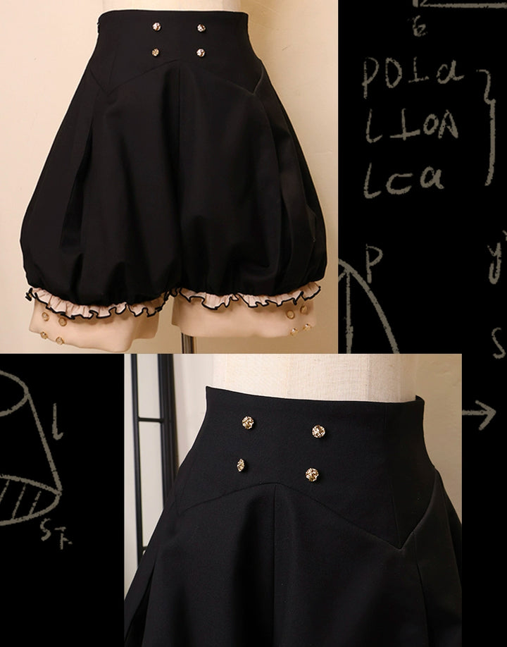 LizBird~Natural Philosophy~Ouji Lolita Shorts Suit Prince Shirt Bloomers Set