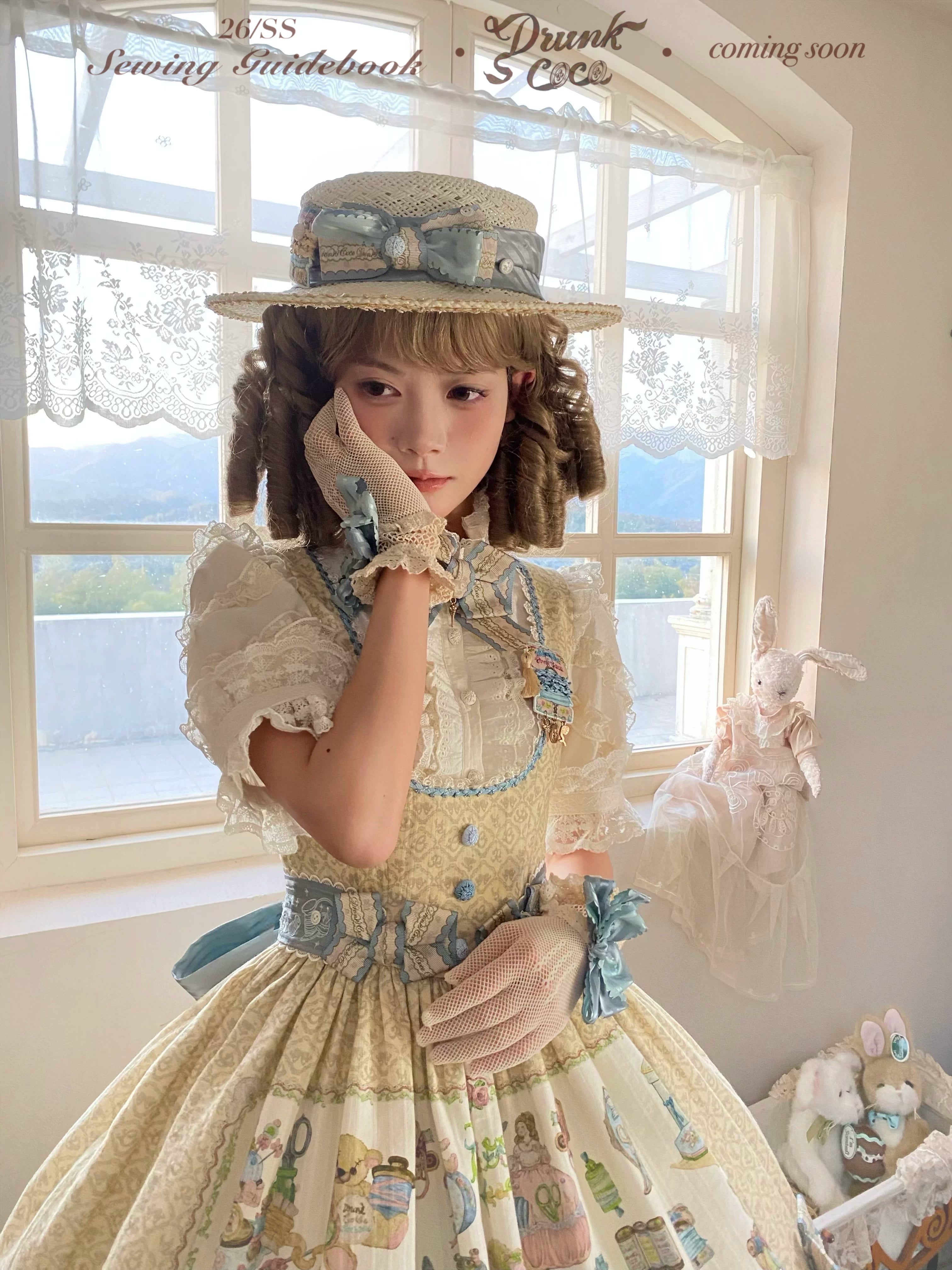 Sewing Guidebook - Jacquard Kawaii Lolita BNT, Light and Airy Straw Hat