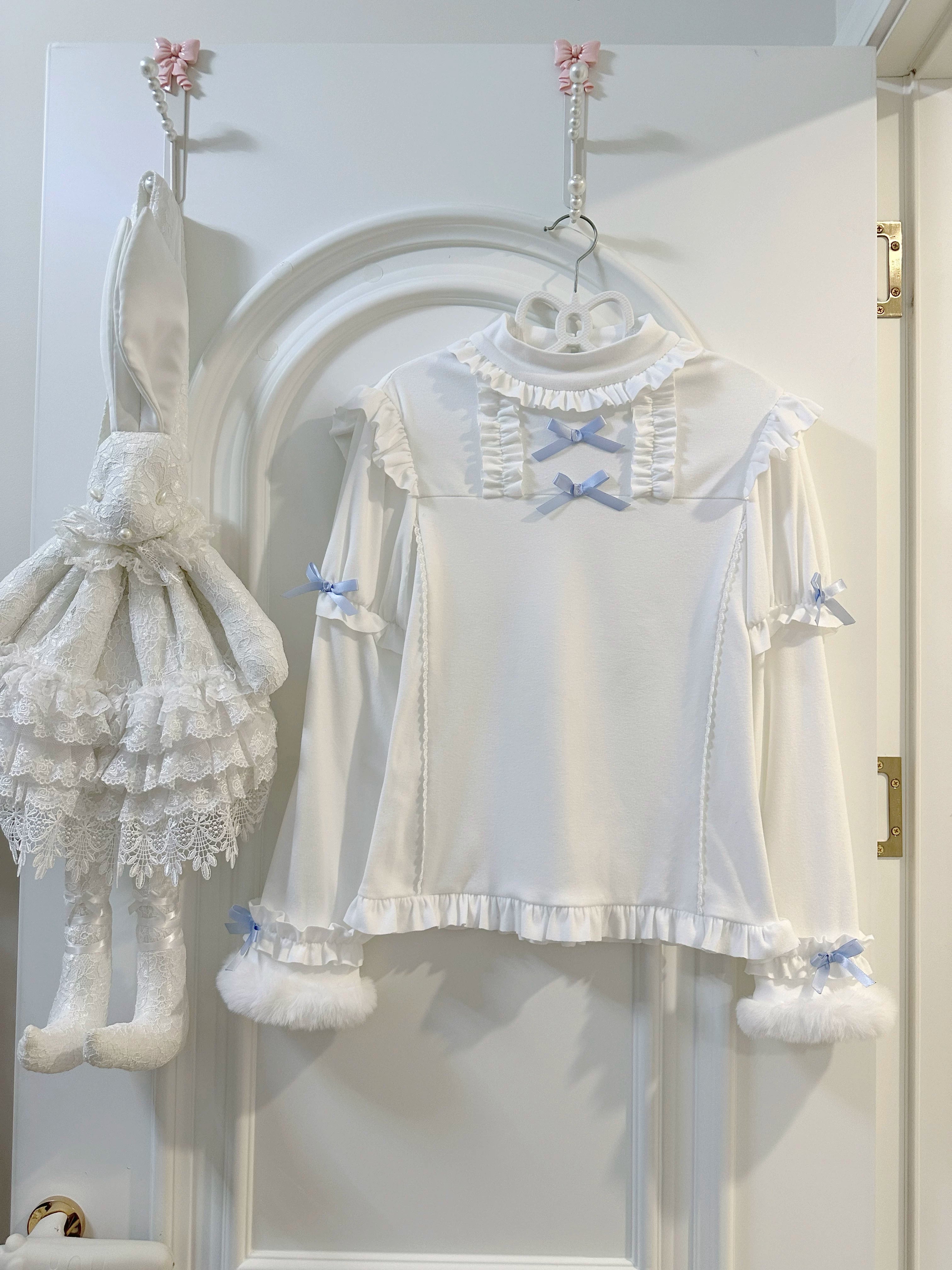 kawaii snow hoilday dress holiday drawing how to draw lolita Sweet Lolita Coat Bear Print Lolita Dress For Christmas JSK / L main image 0