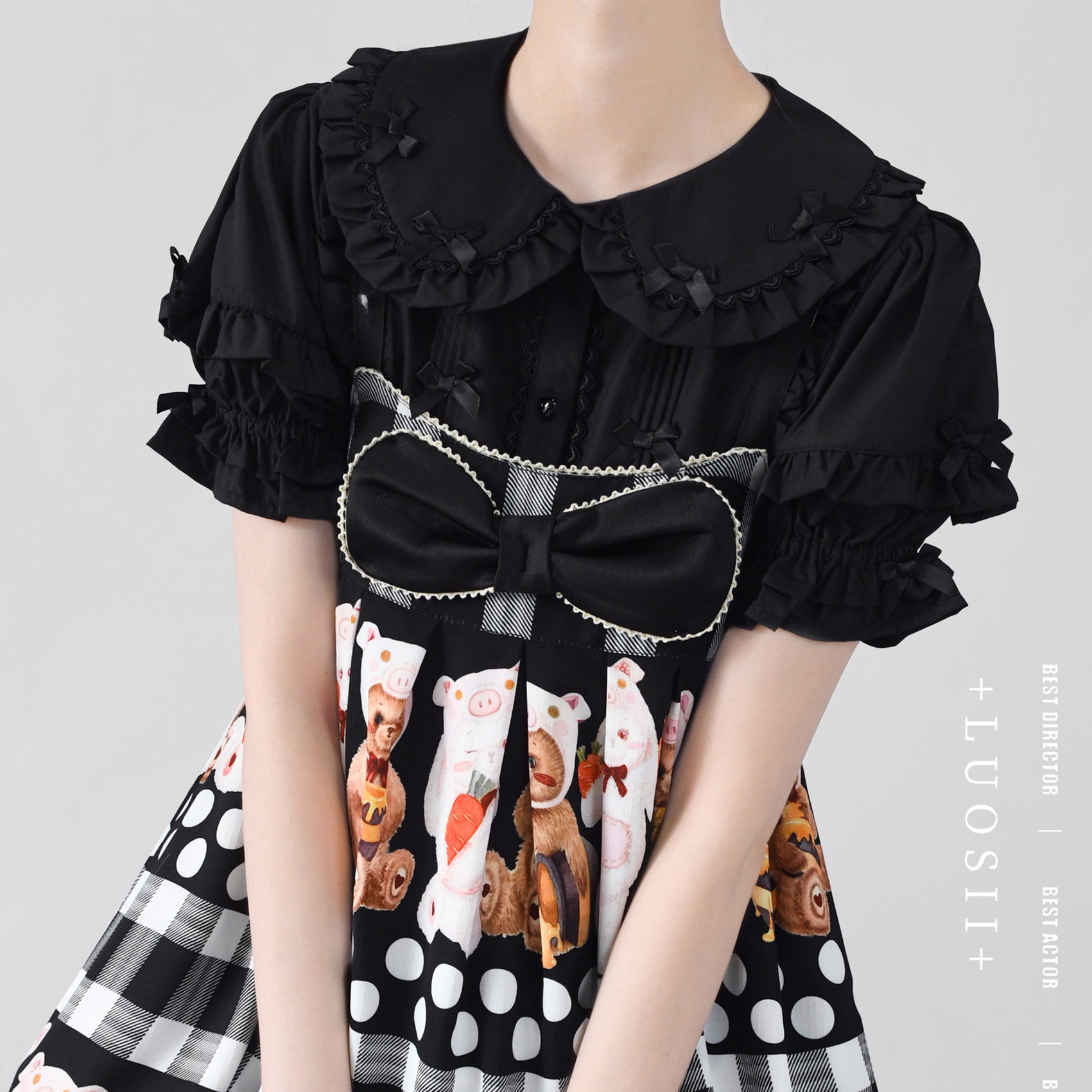 MIST - Creamy Condensed Milk - Kawaii Lolita Shirt Soft Girl Short-sleeved
