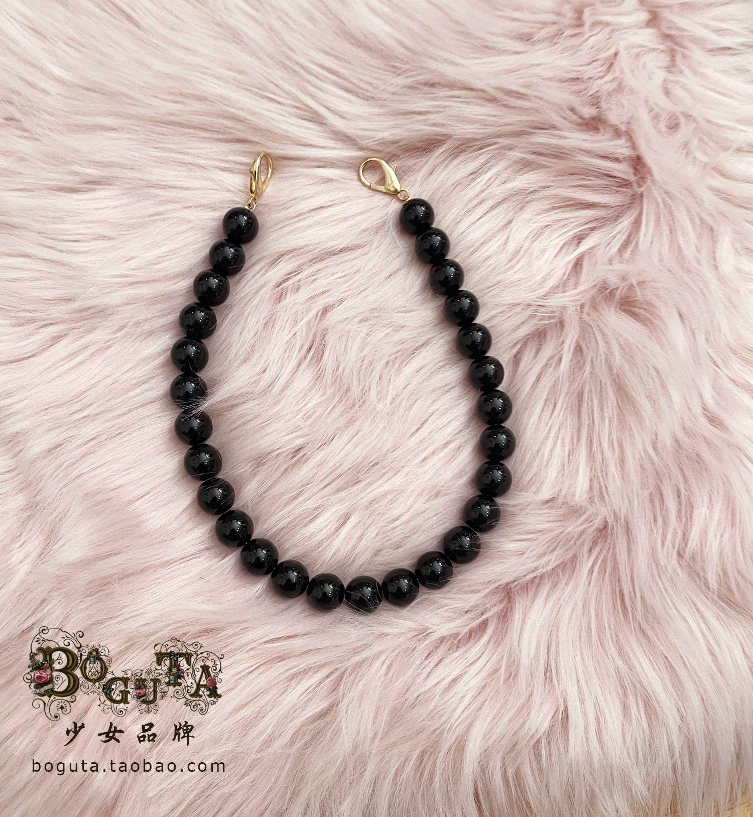 Boguta - Elegant Lolita Detachable Bag Shoulder Straps & Pearl Chains 44355:805219