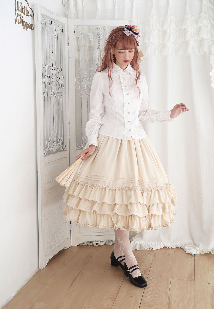 Little Dipper~Rose~Elegant Lolita Doll Collar Blouse   