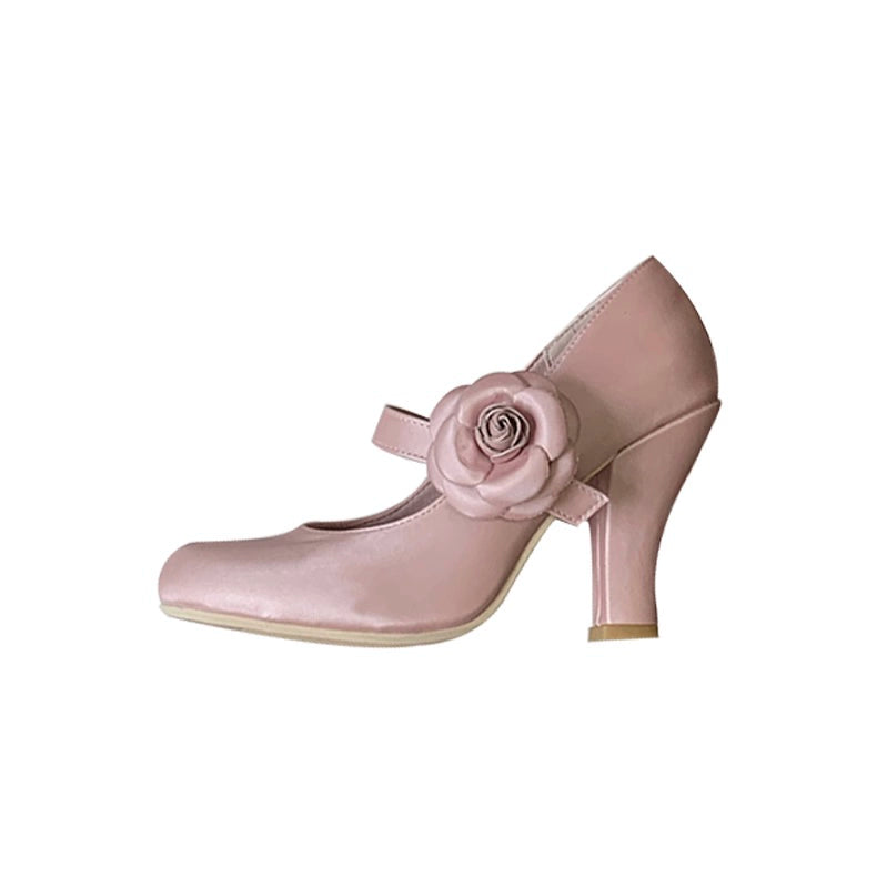 Bingo Lulu - Retro Sweet Lolita Shoes Mary Jane Lolita High Heels