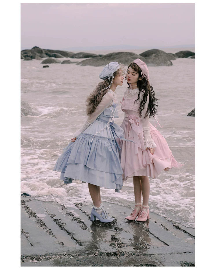 Nuit De Cellophane~A Thousand Moonfalls~Elegant Lolita JSK Dress Thin Cardigan 38166:581824