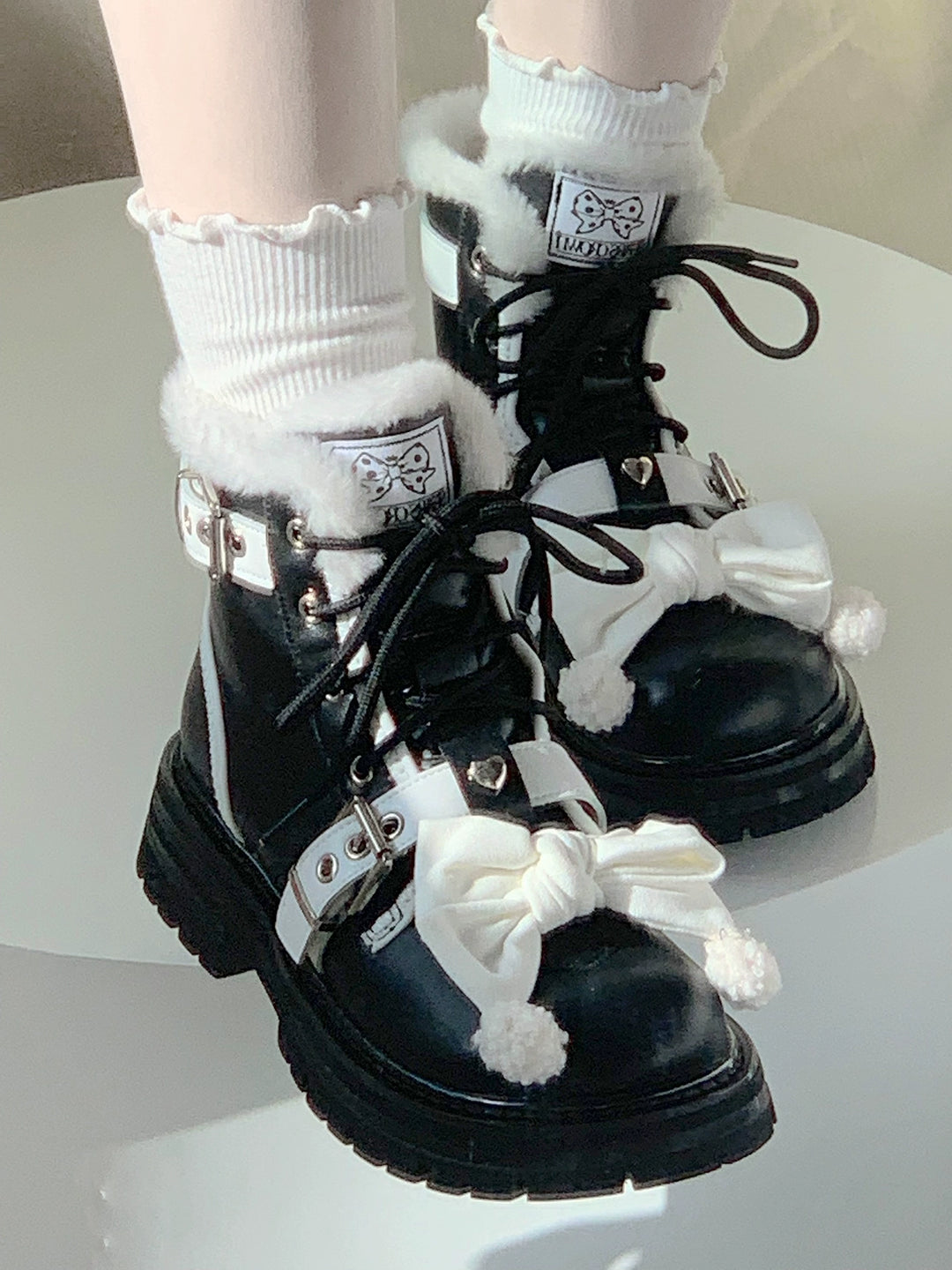 StarsCrwon~Sweet Lolita Shoes Winter Lolita Martin Boots