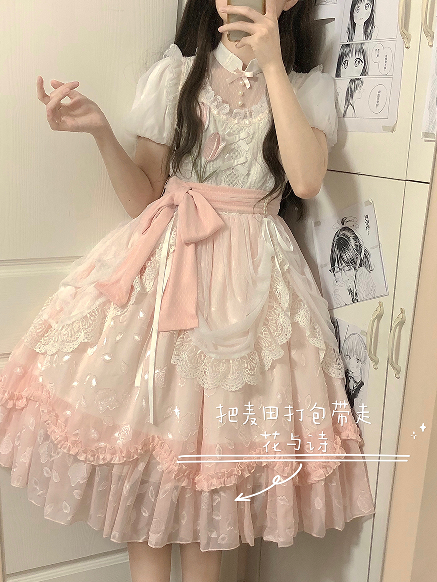 (BFM)Cornfield Lolita~ Elegant Lolita Dress Short Sleeve OP 33496:423728