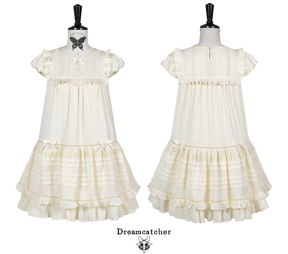 Kuroya~Dreamcatcher~Twin Lolita OP Set Bunny & Kitty Inspired Dress Suit 42987:760887