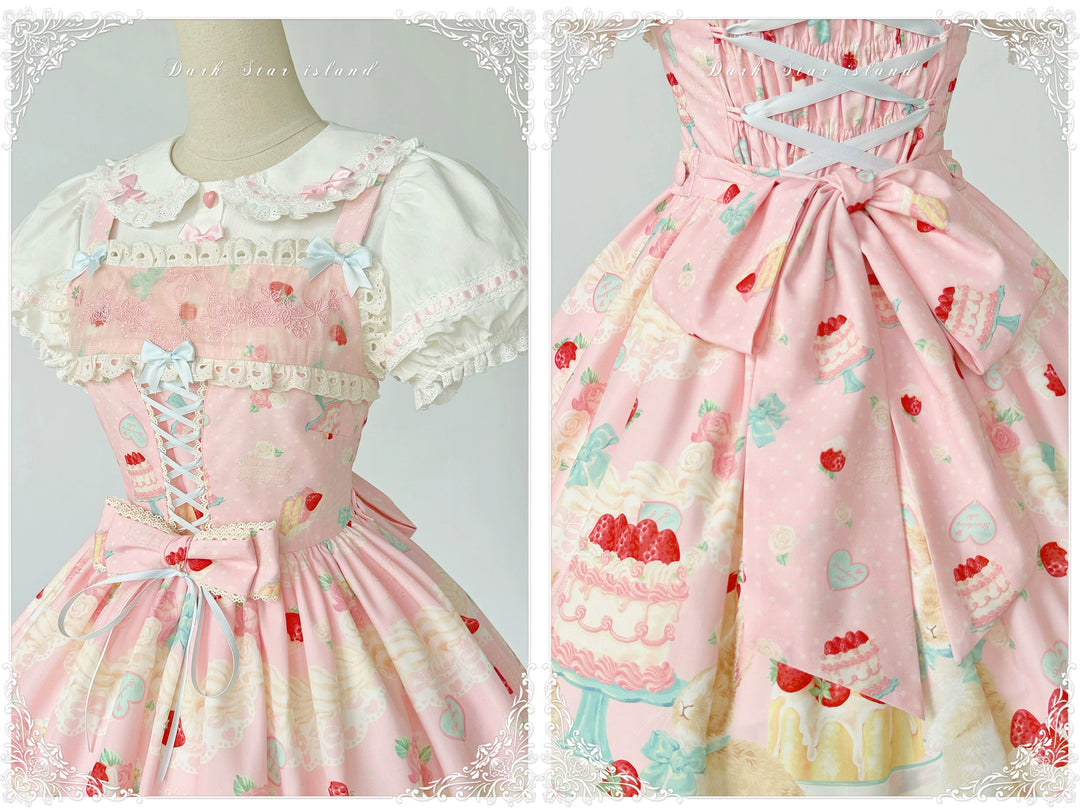 Dark Star Island~Honey Bunny Cake~Sweet Lolita JSK/OP/Strap SK/Shirt 39864:638886