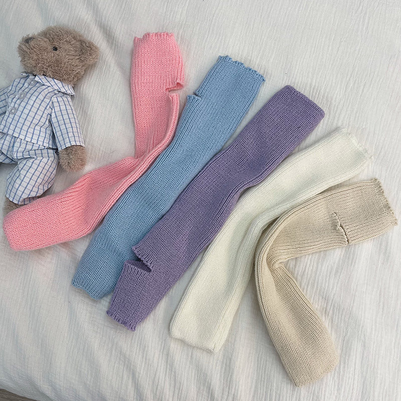 WAGUIR - Fashionable Lolita Solid Color Leg Warmer Multicolors