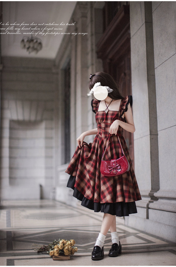 HuTaoMuJK~Madeleine~Classic Lolita JSK Suit Black Lolita Blouse and Coat 40594:668286