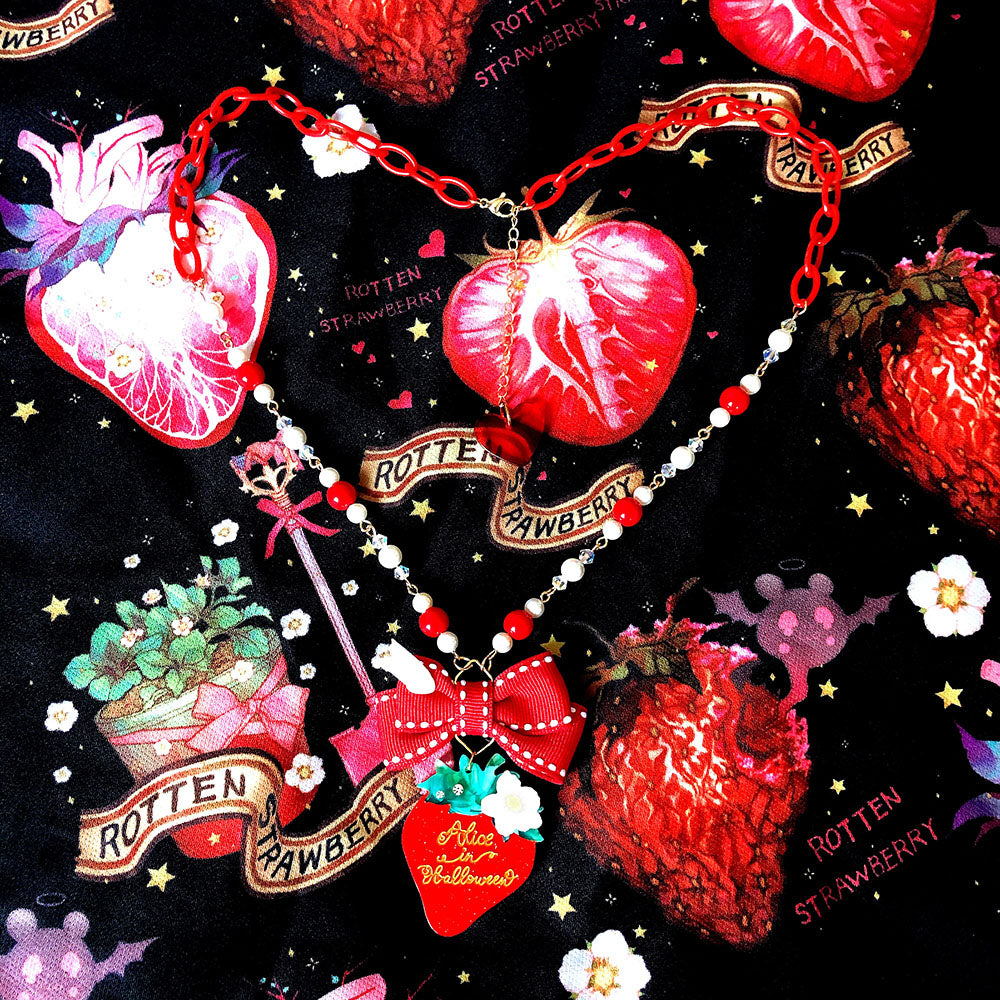 (Buyforme)Halloween Alice~Lolita Strawberry Accessory Set 14894:194194