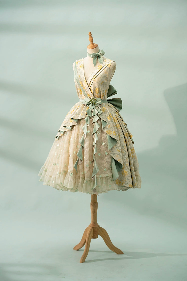 Fantastic Wind - Resurrection - Elegant Embroidery Lolita JSK Set S dress