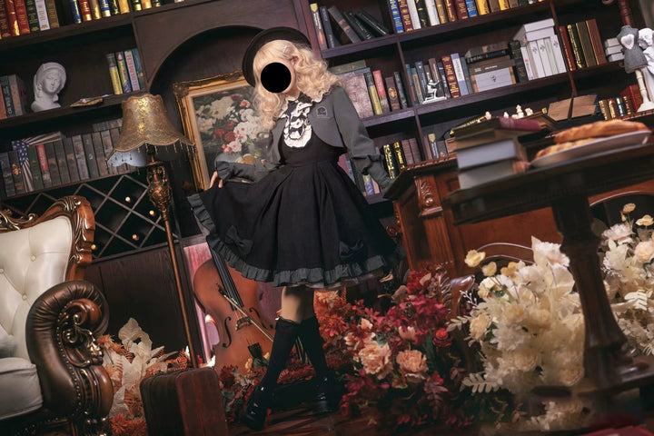 Chunhewusan~Viorel Nocturne~Classic Lolita OP Elegant Lolita Dress   