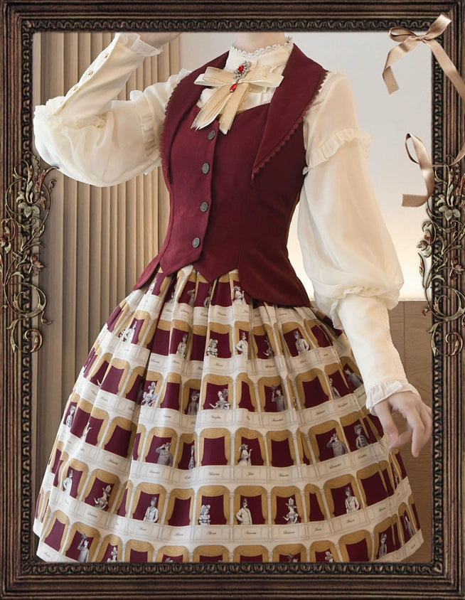 Princess Tailor Lolita~Classic Lolita Blouse Mutton Sleeves Thick Lolita Shirt 39986:648804