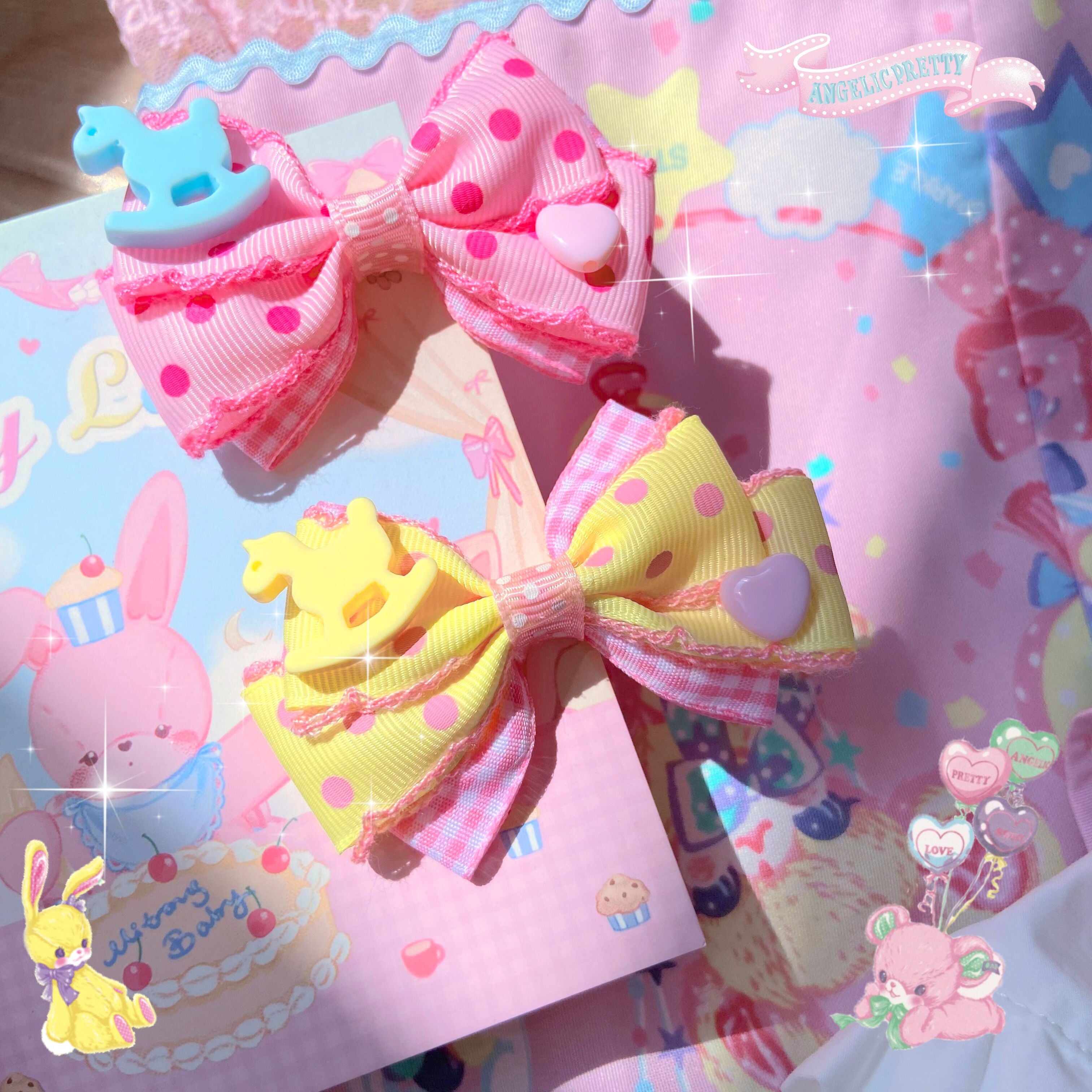 Bear Doll - Augustina - Sweet Lolita Bow Hair Clip