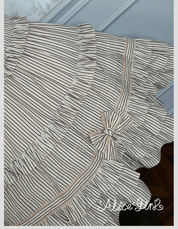 Alice Girl - Duke of Victoria - Classic Lolita SK & Overskirt Set 44092:794908