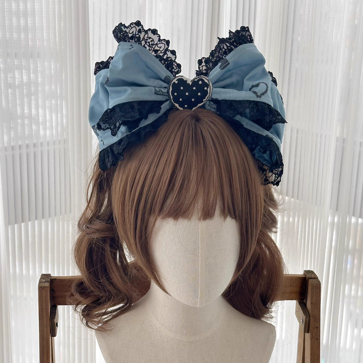 Sweet Dream Sheep - Cake Bunny - Blue Sweet Lolita Dress, Bunny&Cake Print (L M S XL) 43280:776857