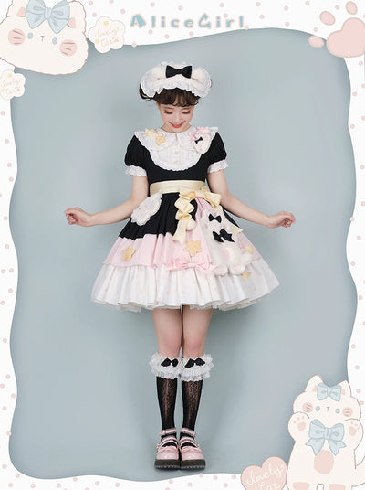Alice Girl~Sweet Lolita Dress~Candy Cat OP Dress   