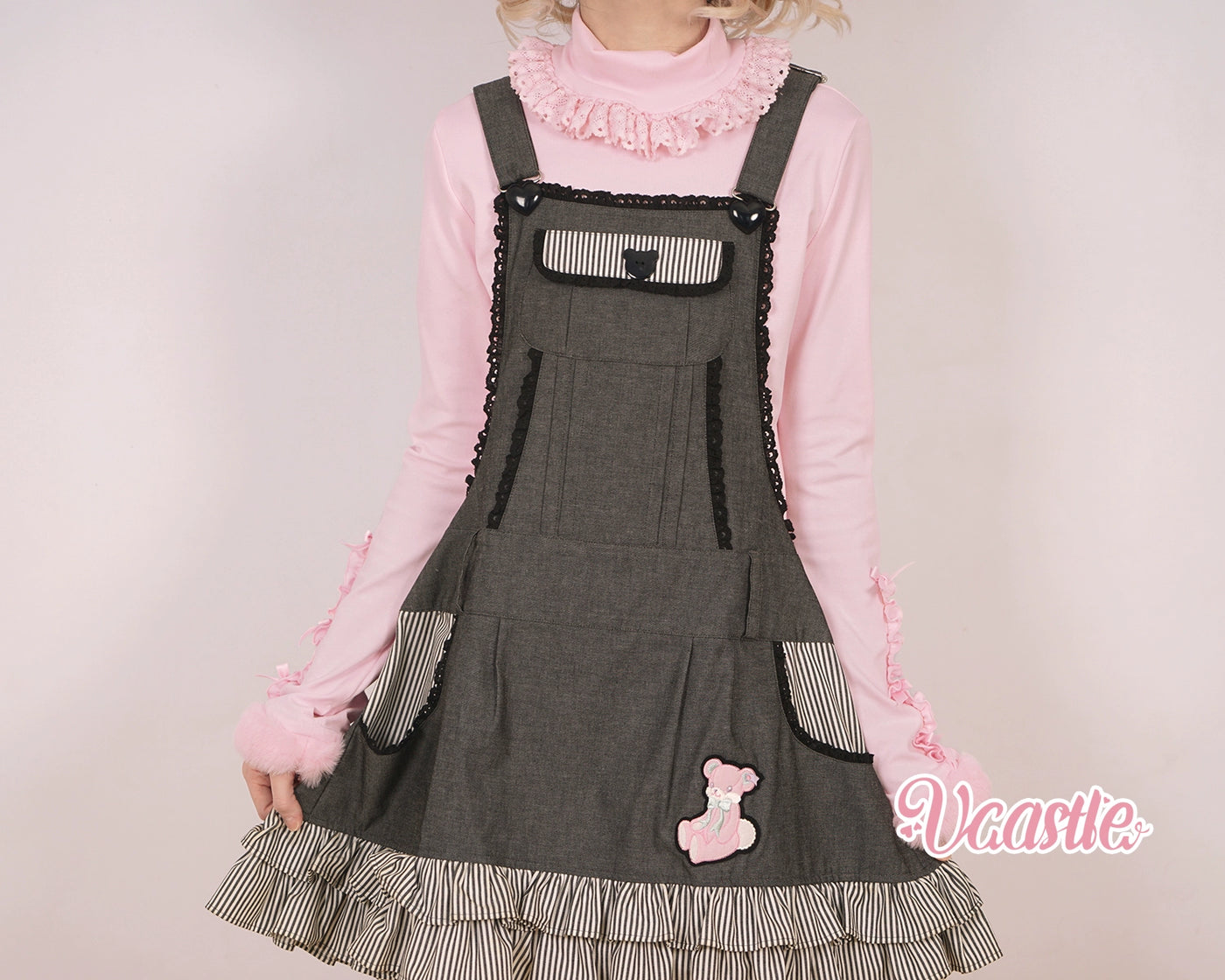 (Buy for me) Vcastle~Sweet Lolita High-neck Long Sleeve Sweater   