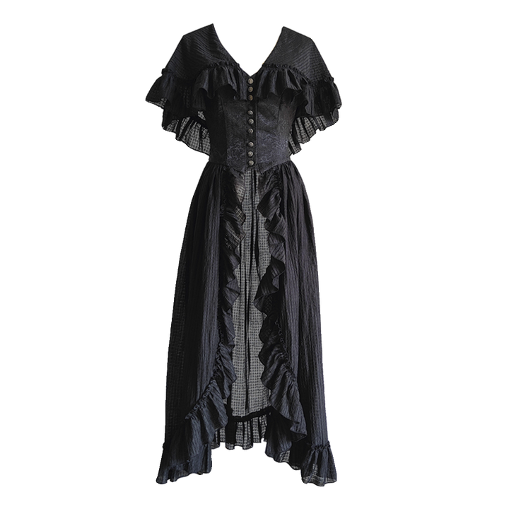 (BFM)Milu~Guard~Witchy Hooded Lolita Coat Gothic Cape   