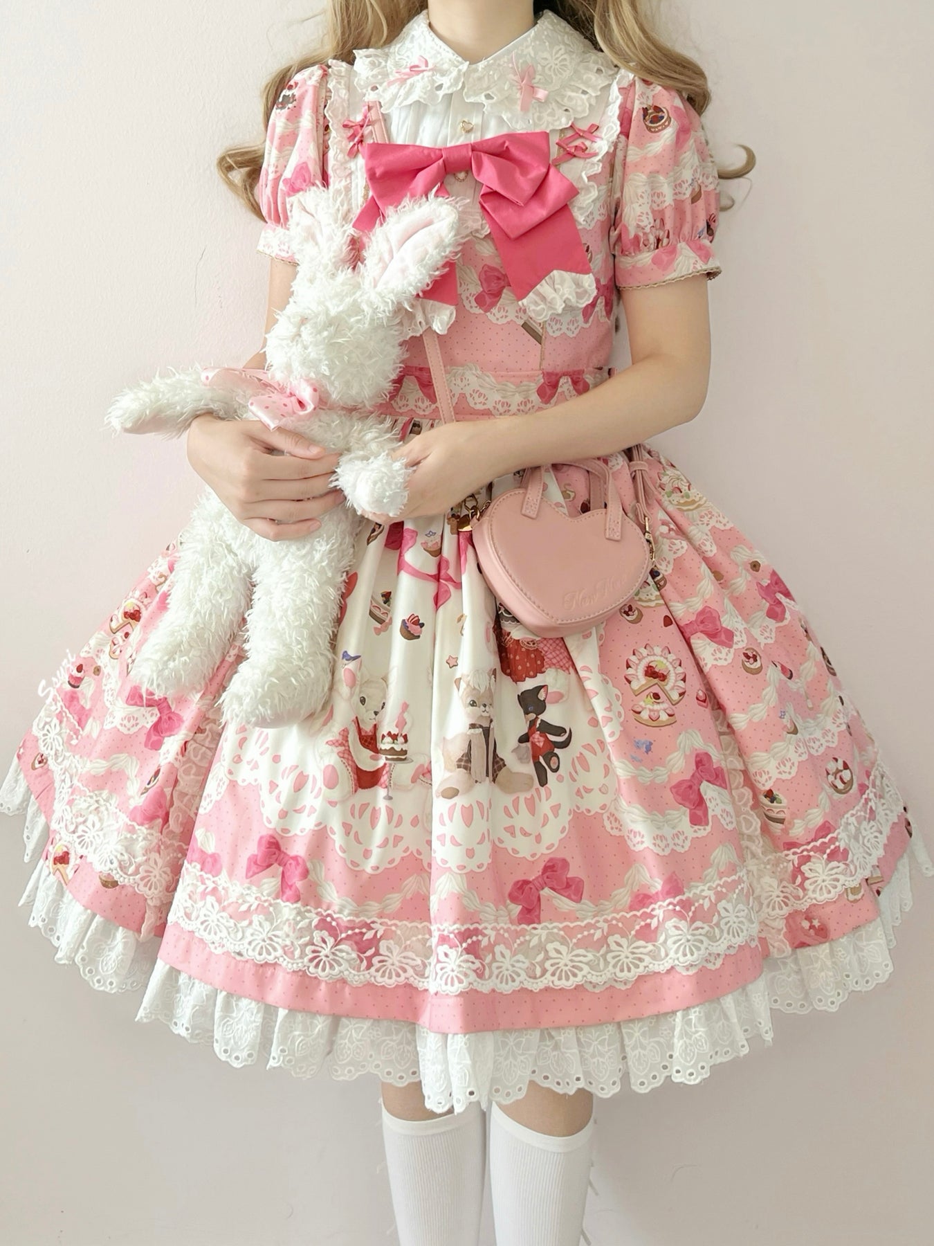 Sweet Girl Fox Daily Lolita Dress - cosfun