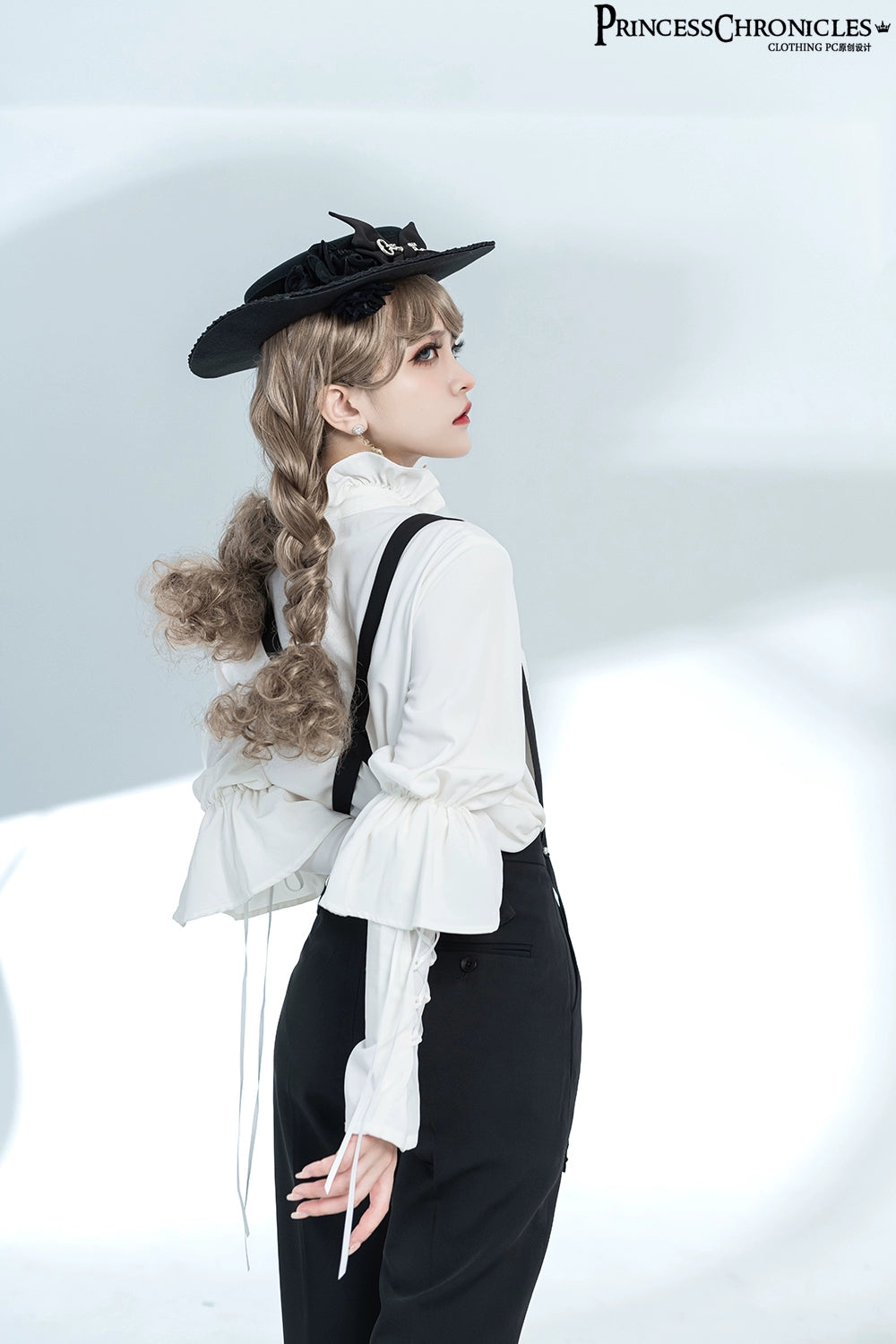 Princess Chronicles - Xuan Yin - Vintage Ouji Lolita Shirts Male Lolita Pants